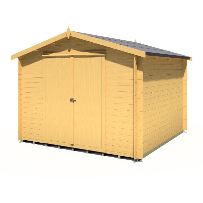Shire Bradley 10x10 19mm Log cabin