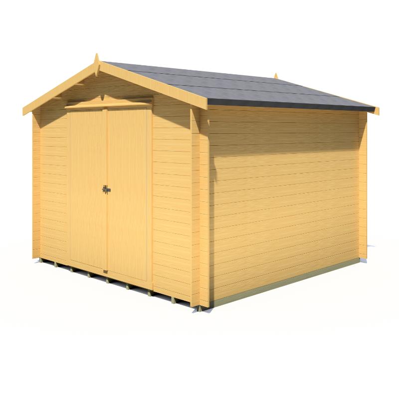 Shire Bradley 10x10 19mm Log cabin