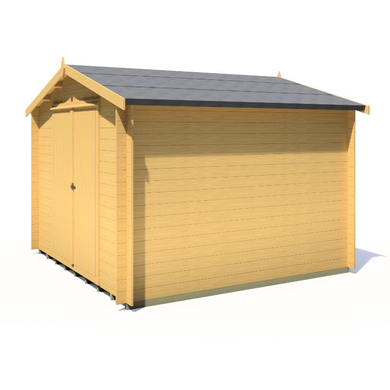 Shire Bradley 10x10 19mm Log cabin