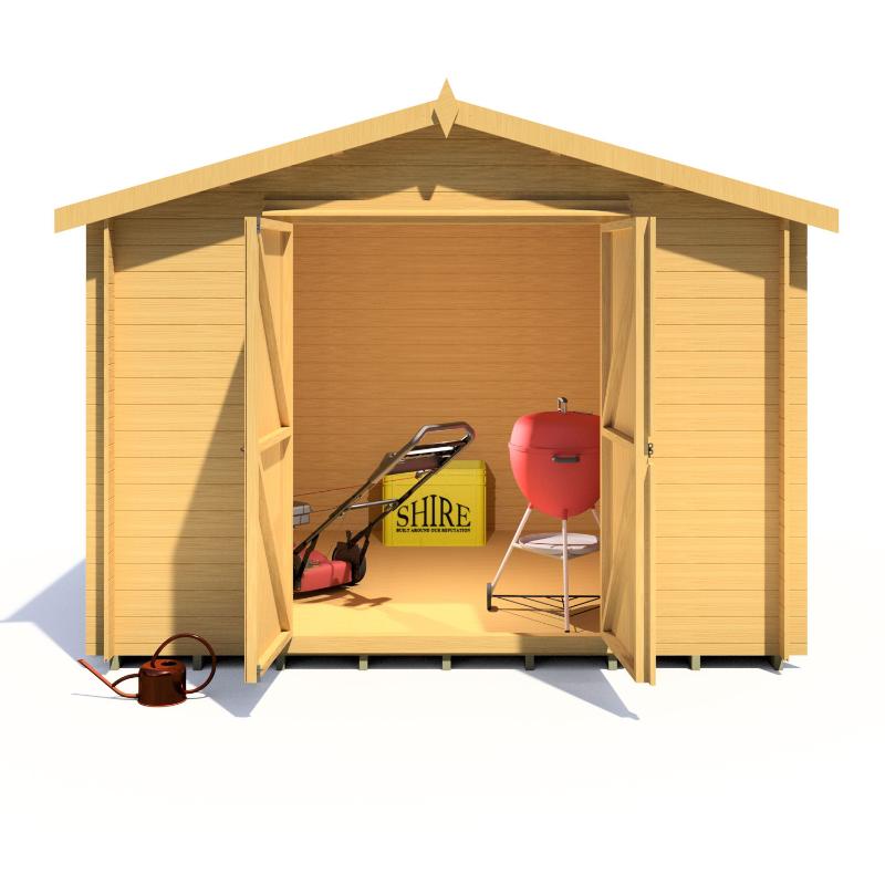 Shire Bradley 10x10 19mm Log cabin