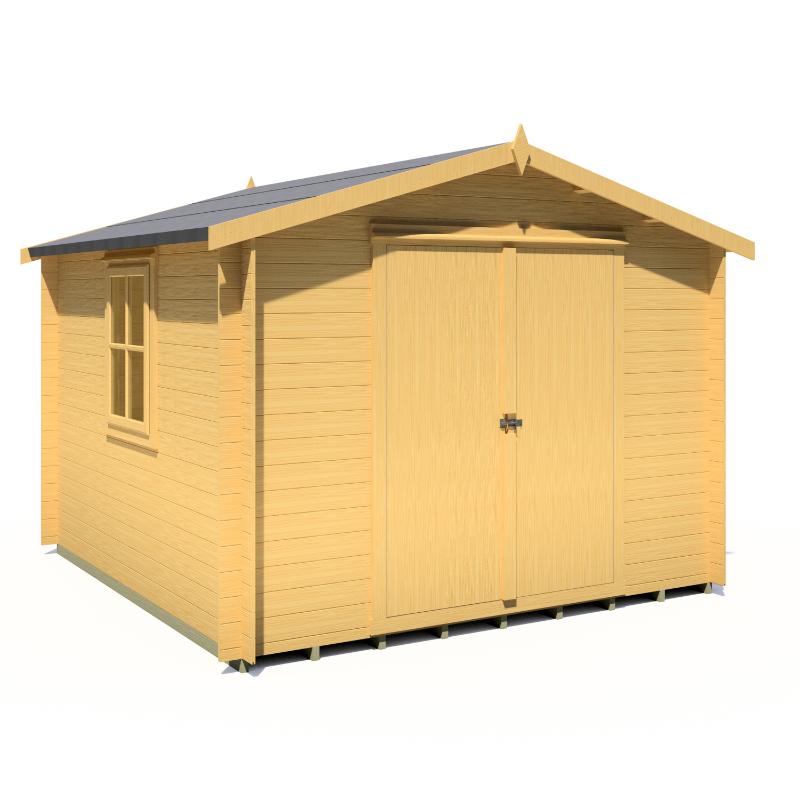 Shire Bradley 10x10 19mm Log cabin