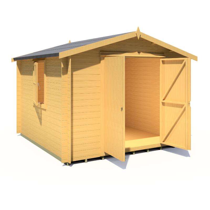 Shire Bradley 10x10 19mm Log cabin