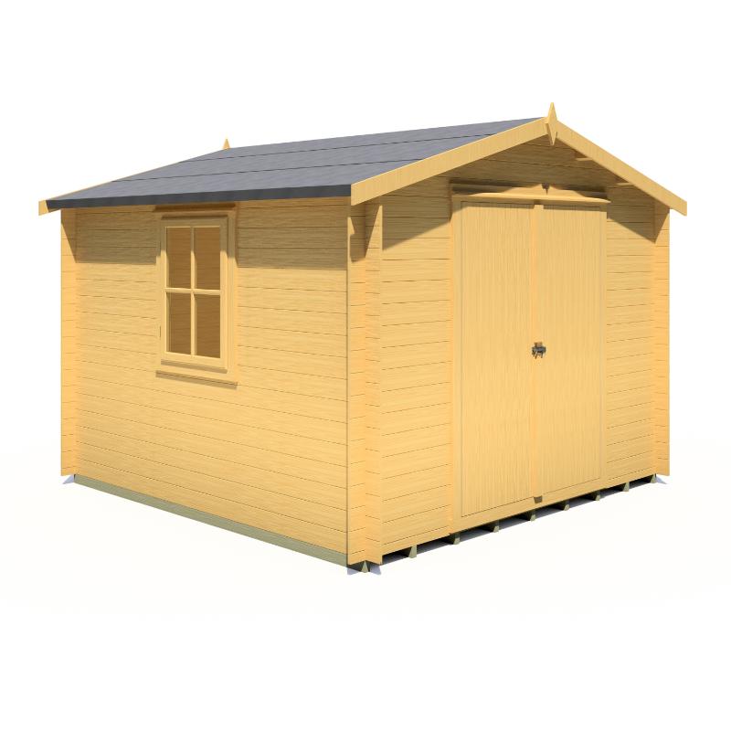 Shire Bradley 10x10 19mm Log cabin