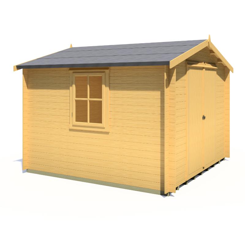 Shire Bradley 10x10 19mm Log cabin