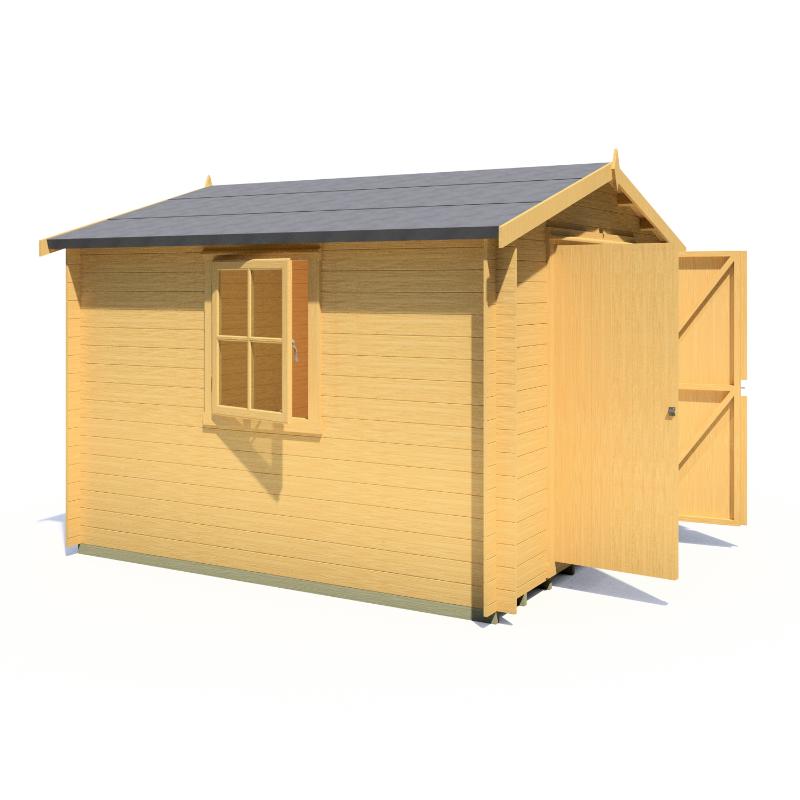 Shire Bradley 10x10 19mm Log cabin