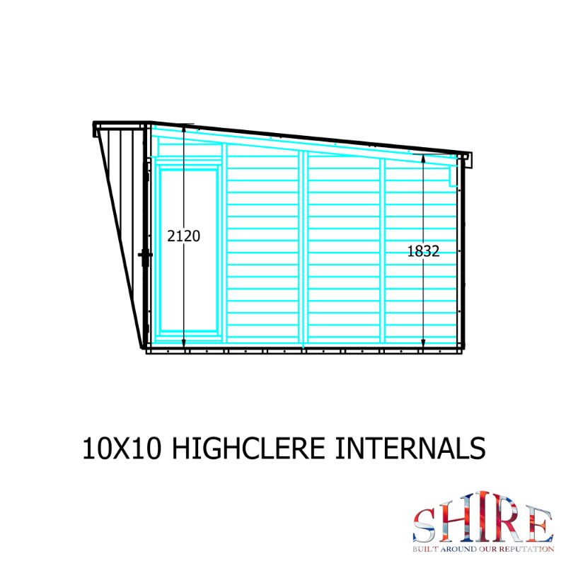 Highclere 10x10 Summerhouse