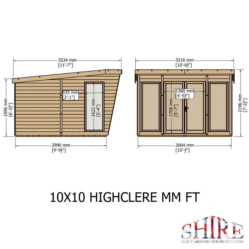 Highclere 10x10 Summerhouse