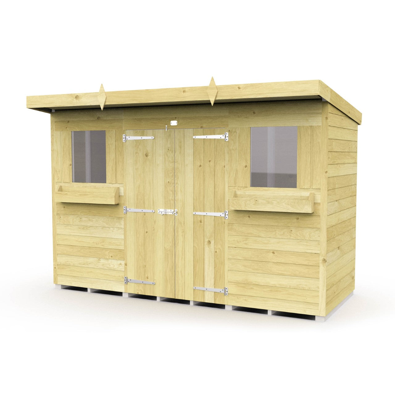 Sheds DIY Pent Summer Shed 4 ft Width