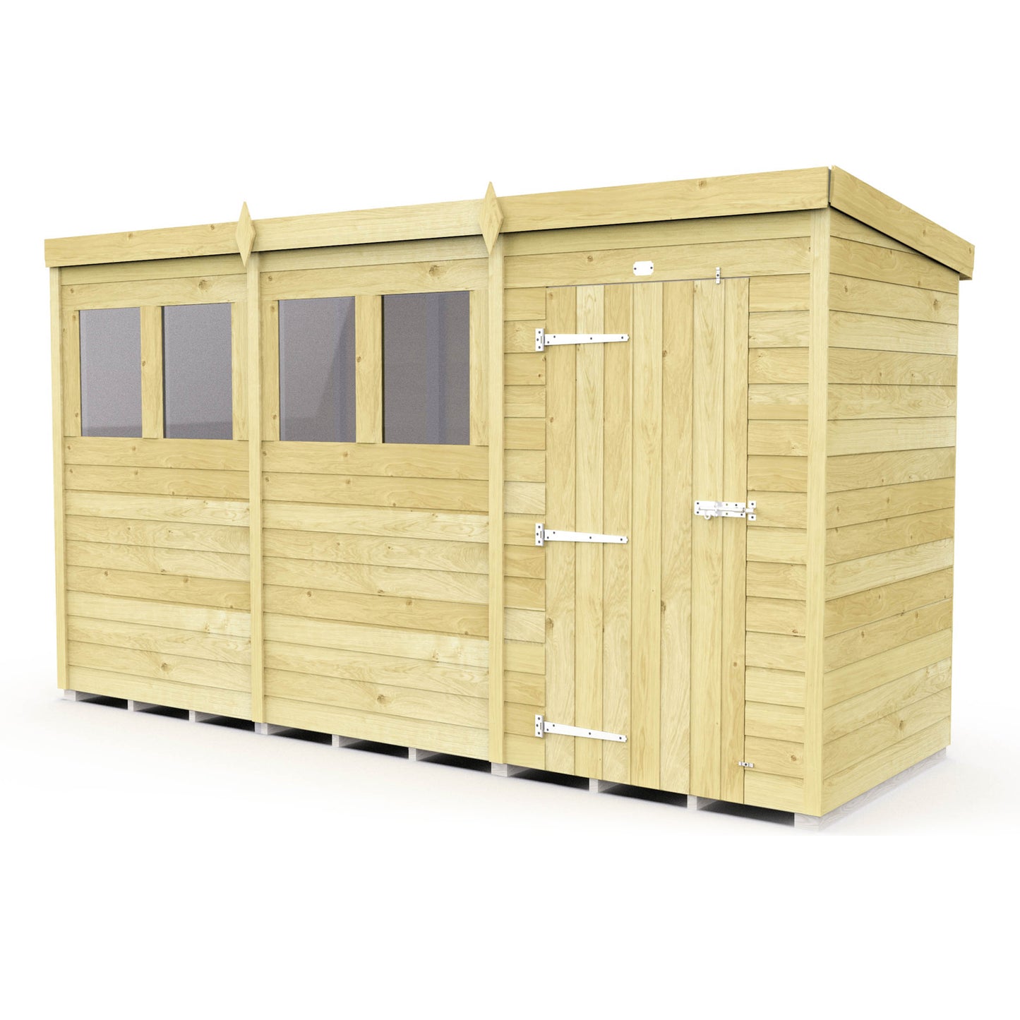 Sheds DIY Pent Garden Shed 4 ft Width