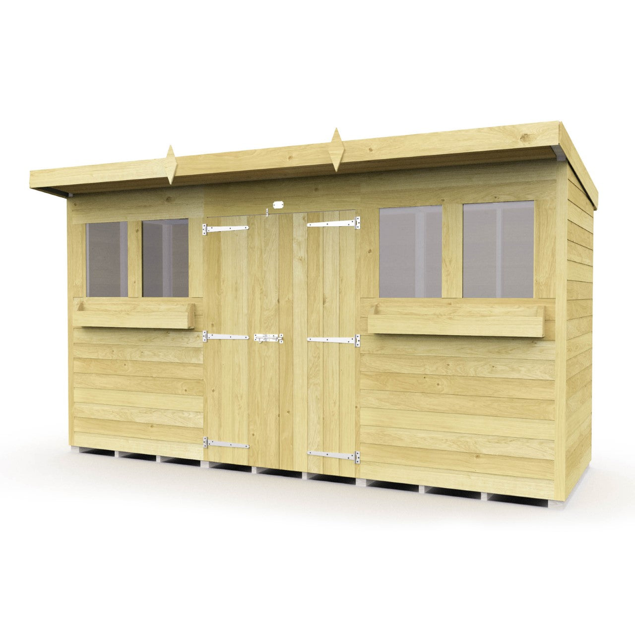 Sheds DIY Pent Summer Shed 4 ft Width