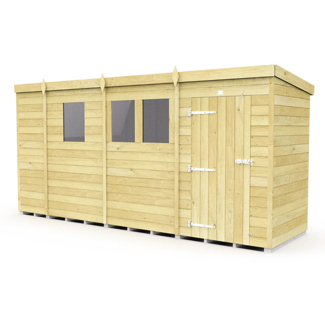 Sheds DIY Pent Garden Shed 4 ft Width