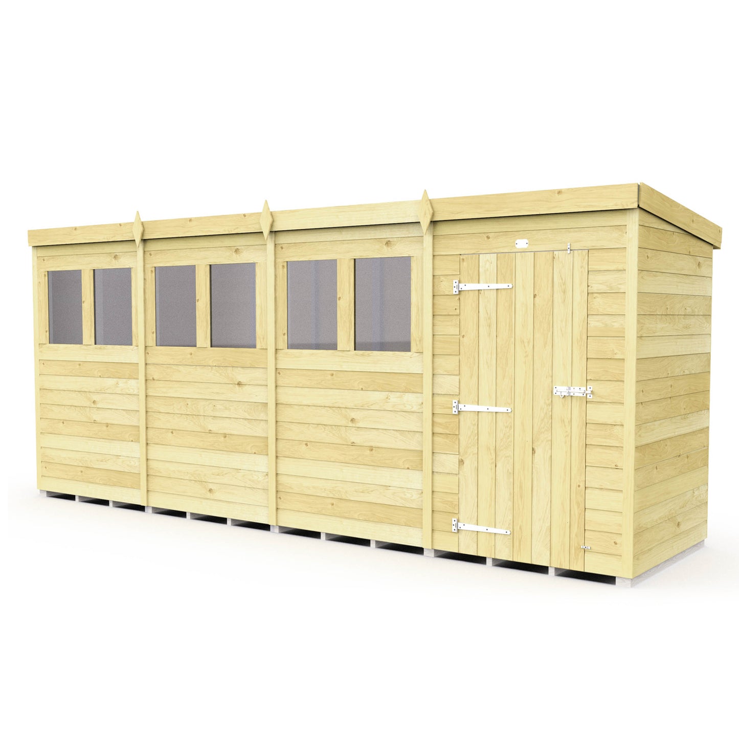 Sheds DIY Pent Garden Shed 4 ft Width