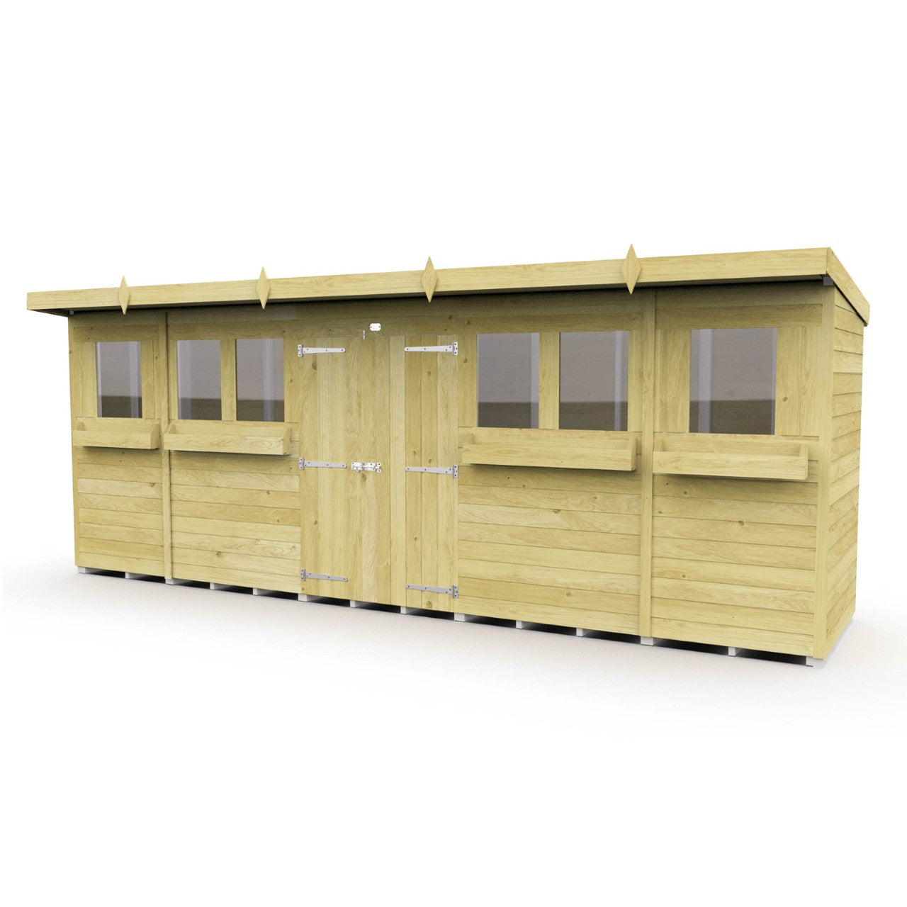 Sheds DIY Pent Summer Shed 4 ft Width