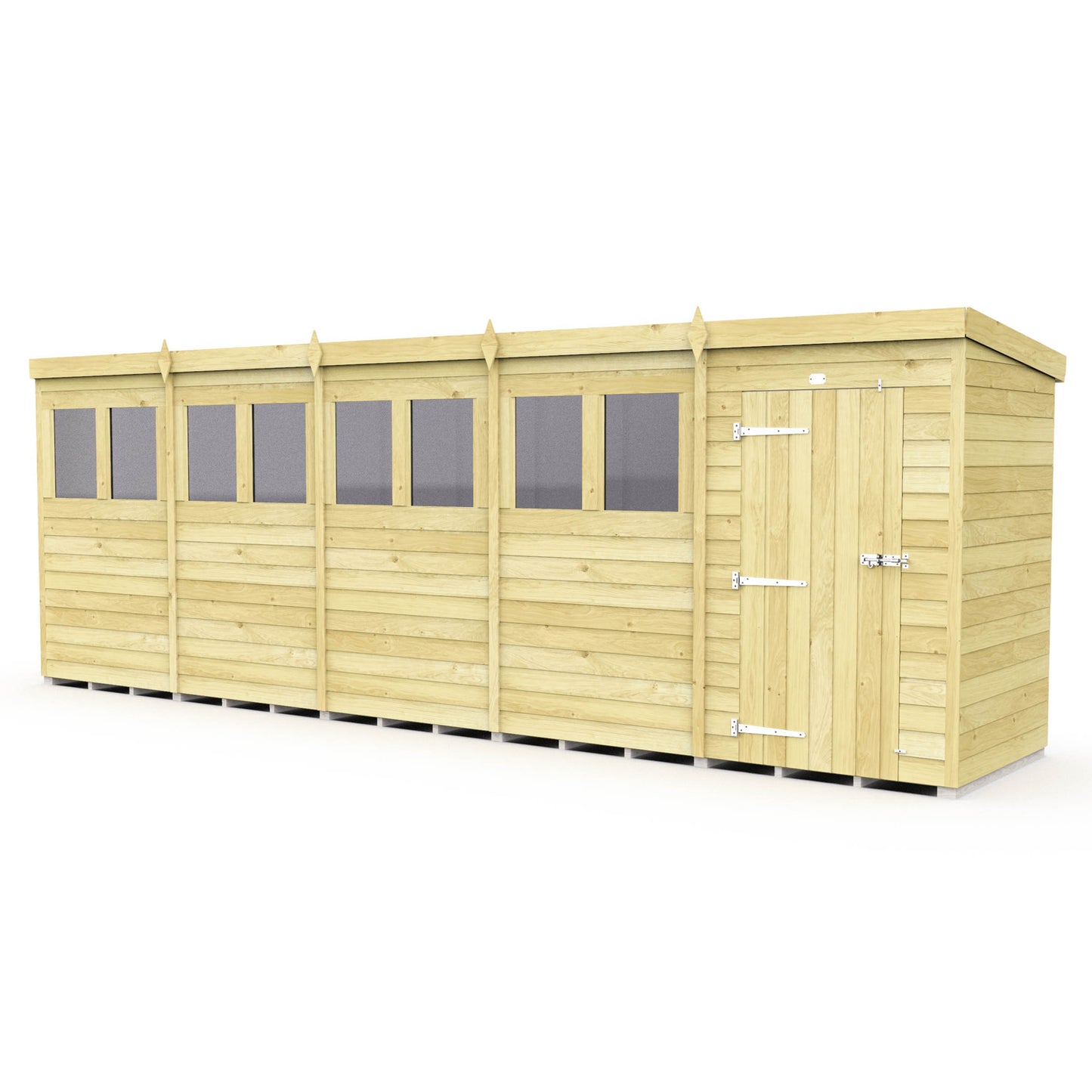 Sheds DIY Pent Garden Shed 4 ft Width