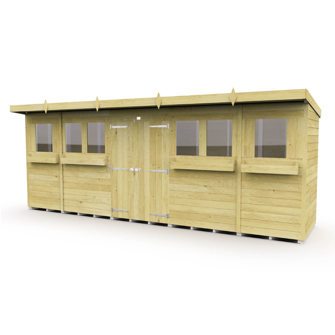 Sheds DIY Pent Summer Shed 4 ft Width