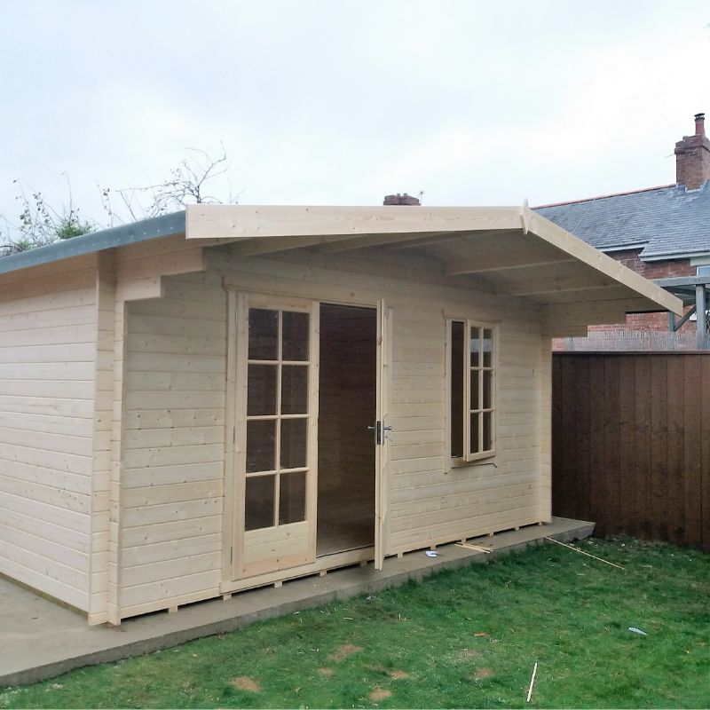 Shire Glenmore 10x10 28mm Log cabin