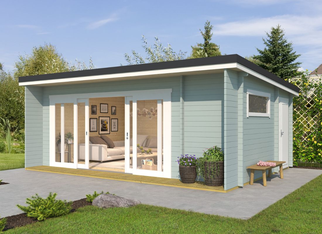 Lasita Java Garden Log Cabin 15ft X 23ft 44mm