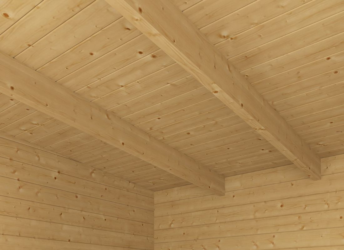Lasita Barbados 6 Garden Log Cabin 11.7ft X 18.7ft 44mm