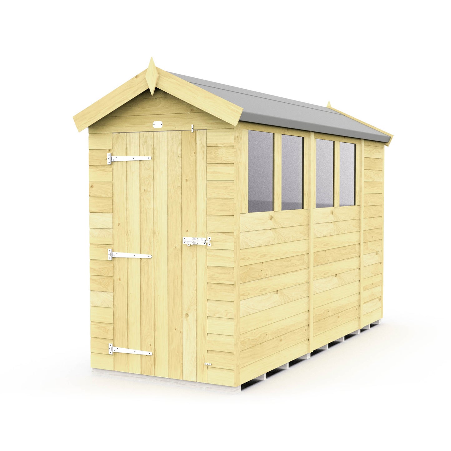 Sheds DIY Apex Garden Shed 4 ft Width