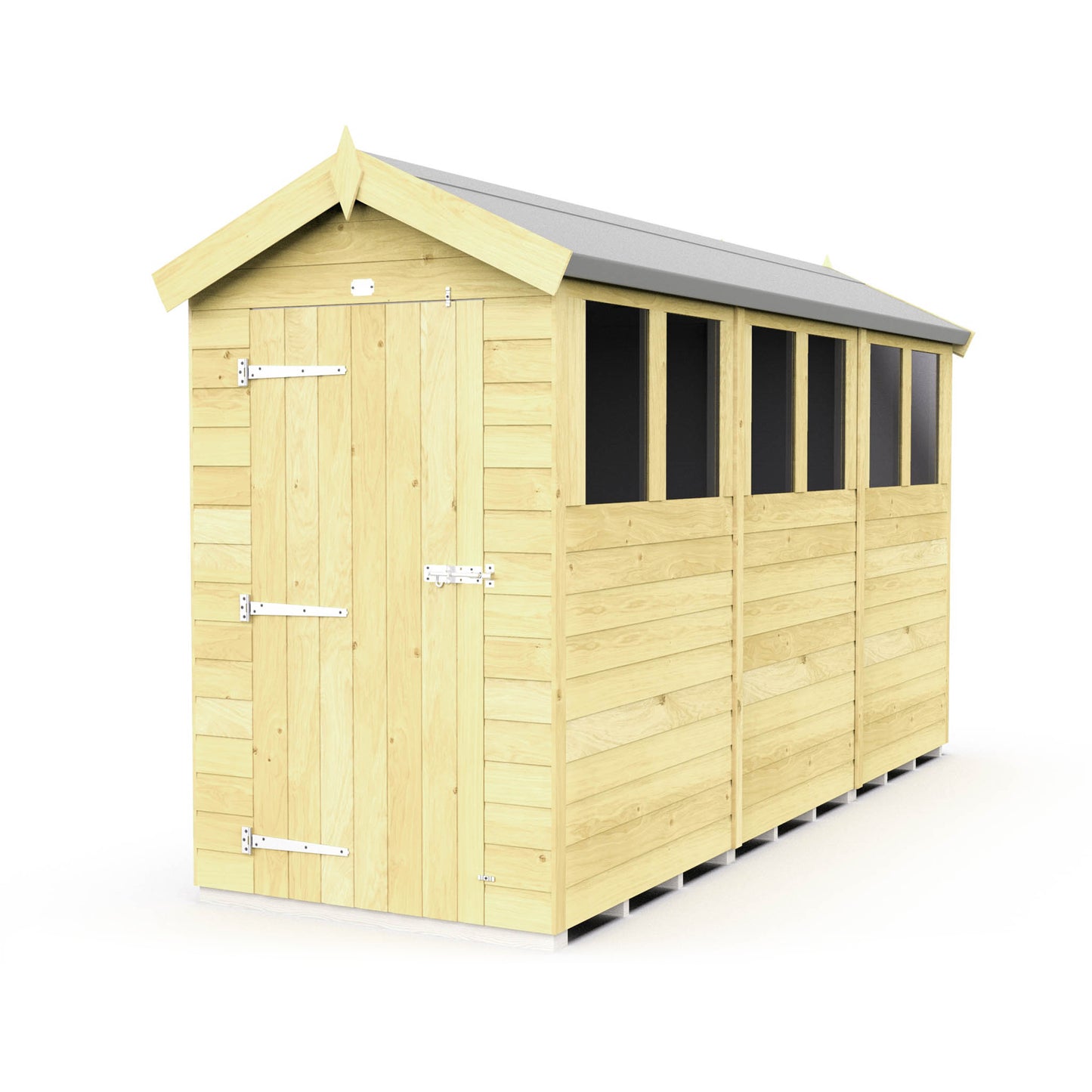 Sheds DIY Apex Garden Shed 4 ft Width
