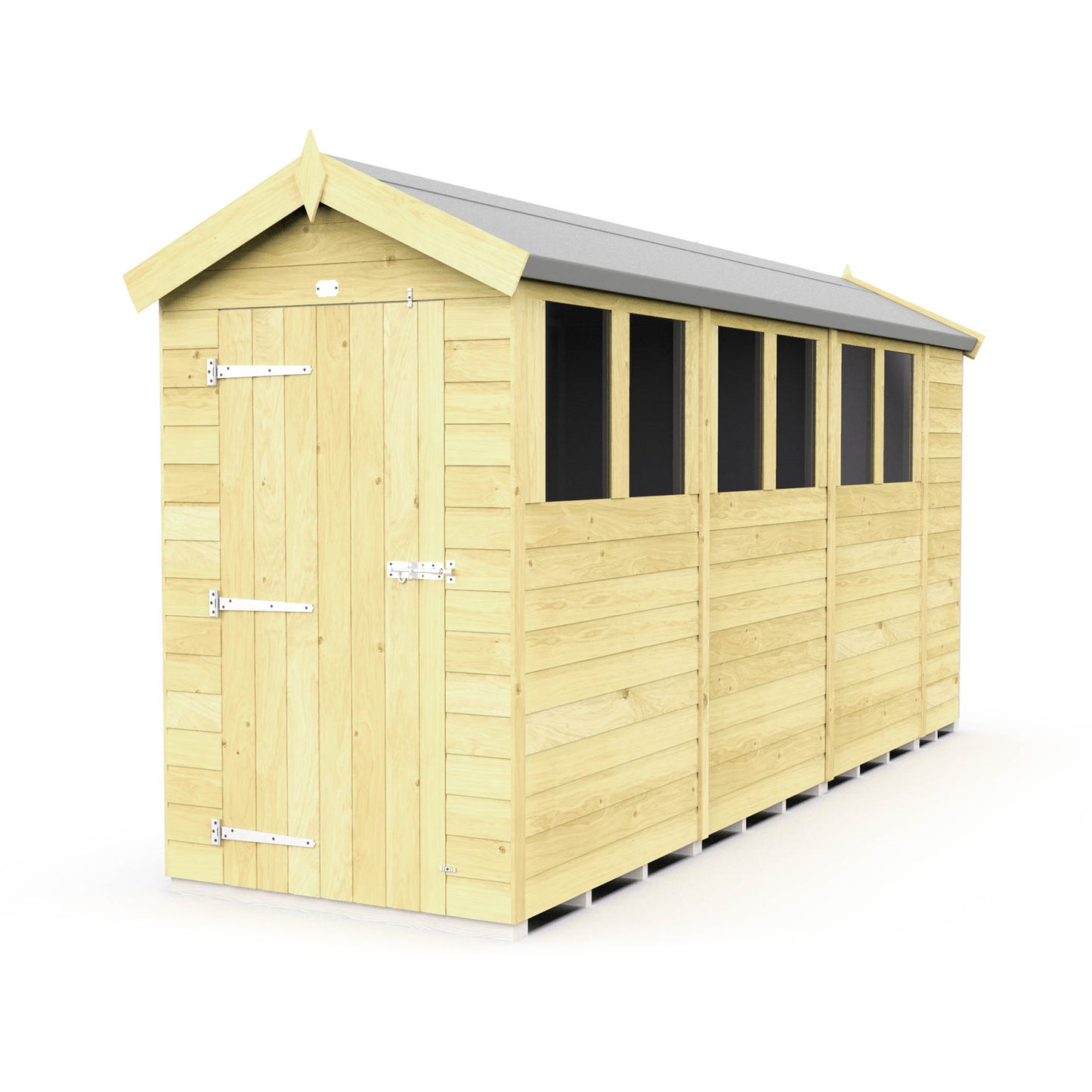 Sheds DIY Apex Garden Shed 4 ft Width