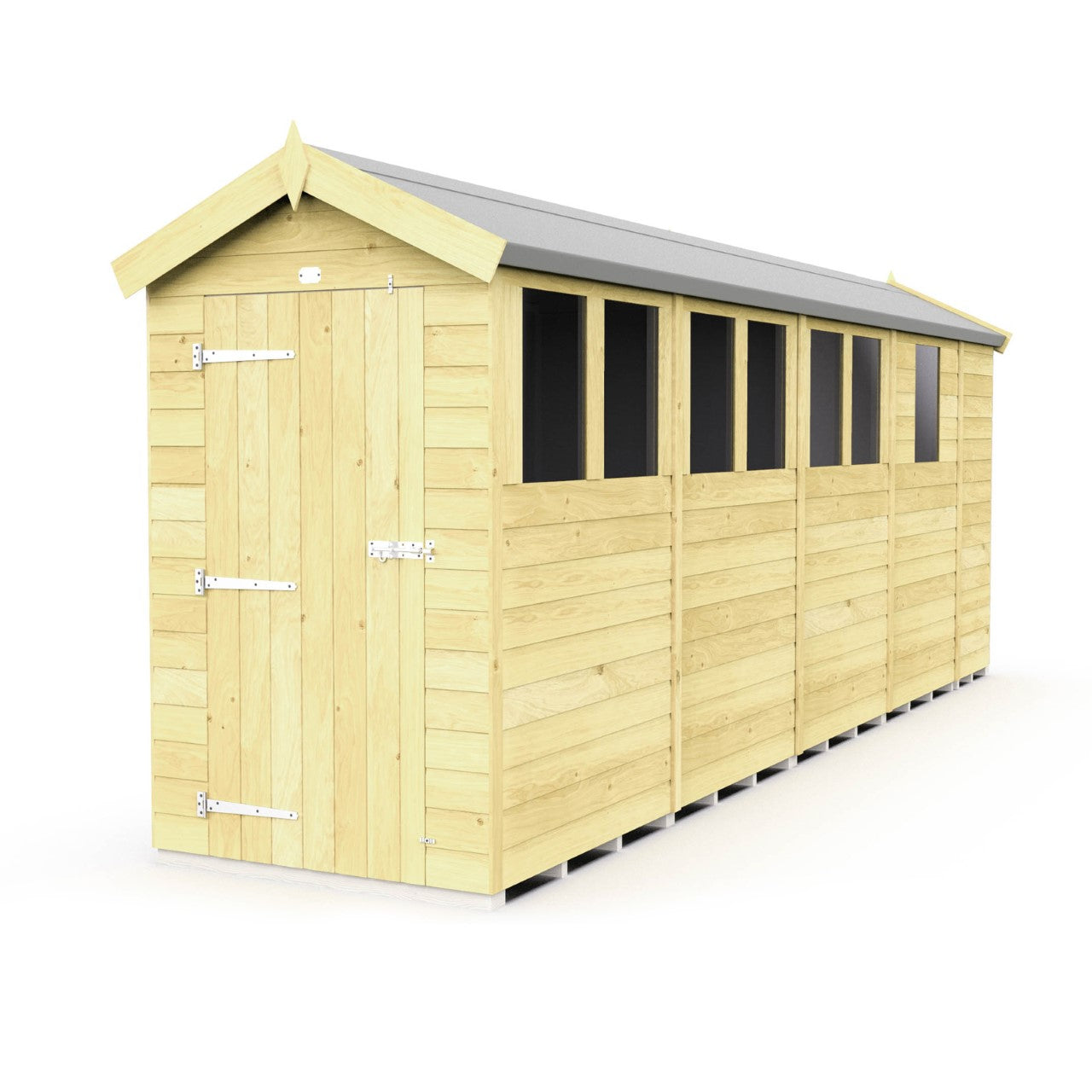 Sheds DIY Apex Garden Shed 4 ft Width