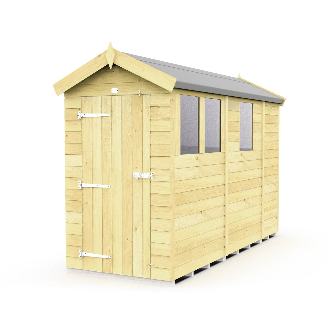 Sheds DIY Apex Garden Shed 4 ft Width