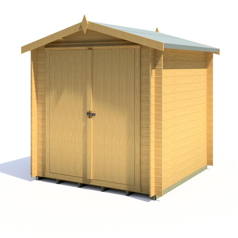 Shire Bradley 7x7 19mm Log cabin
