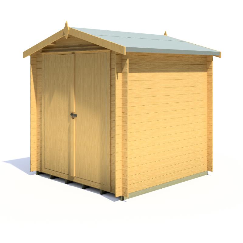 Shire Bradley 7x7 19mm Log cabin