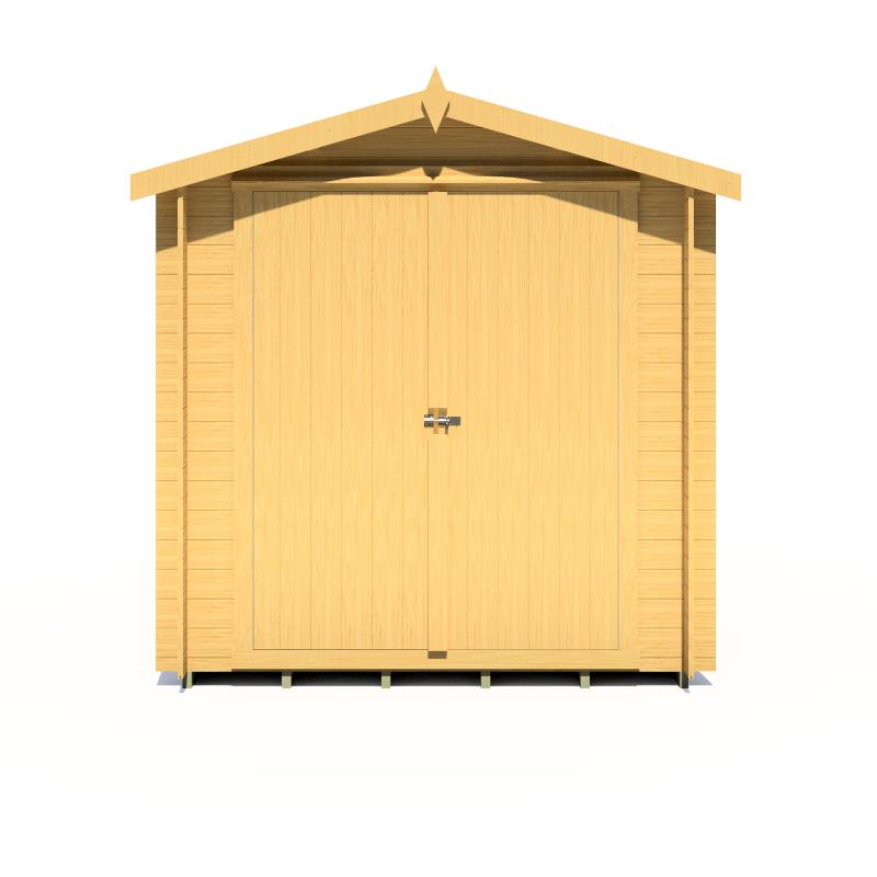 Shire Bradley 7x7 19mm Log cabin