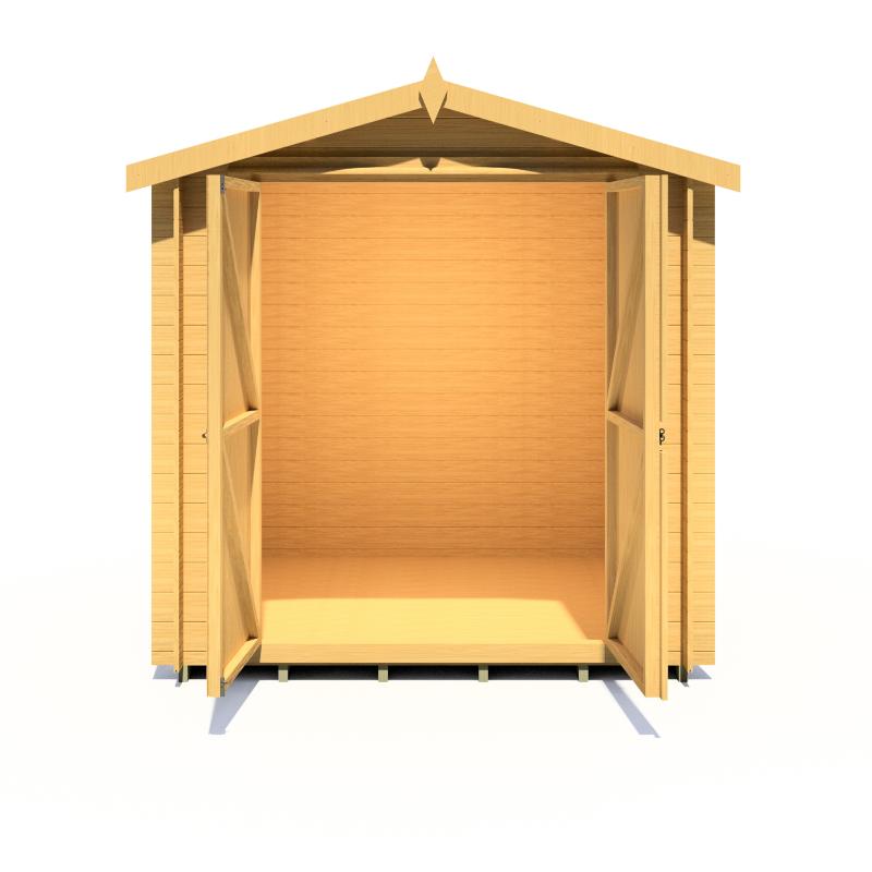 Shire Bradley 7x7 19mm Log cabin