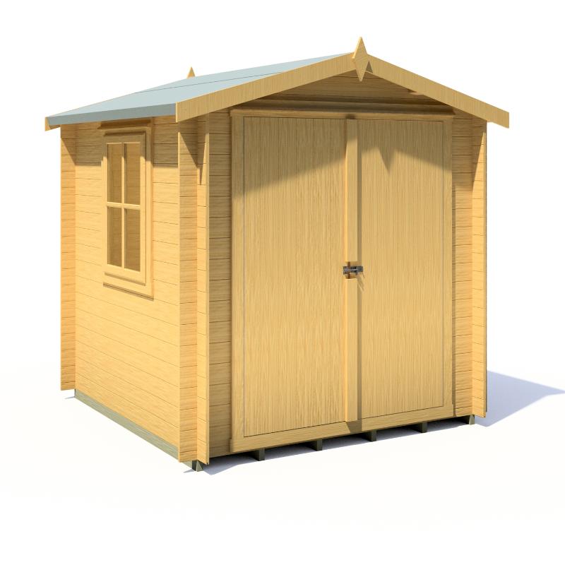 Shire Bradley 7x7 19mm Log cabin