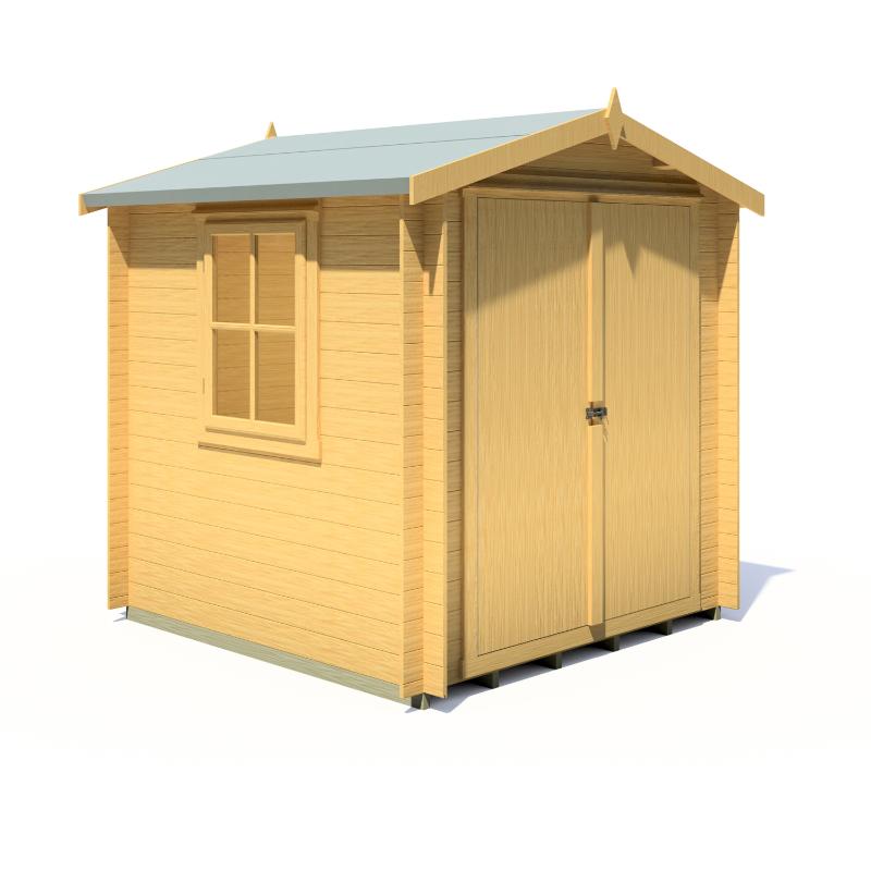 Shire Bradley 7x7 19mm Log cabin