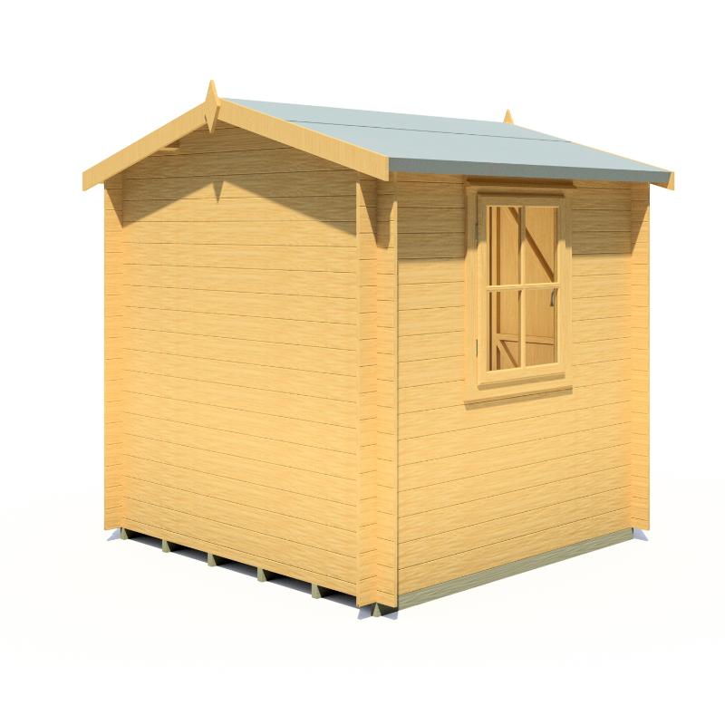 Shire Bradley 7x7 19mm Log cabin