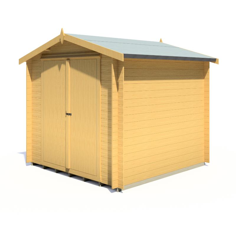 Shire Bradley 8x8 19mm Log cabin
