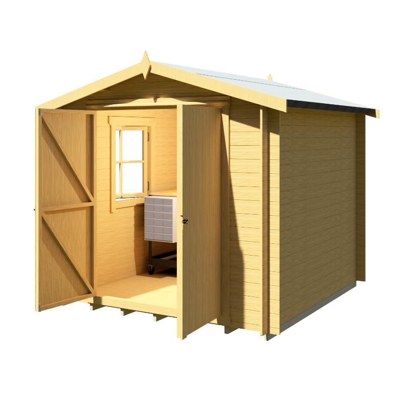 Shire Bradley 8x8 19mm Log cabin