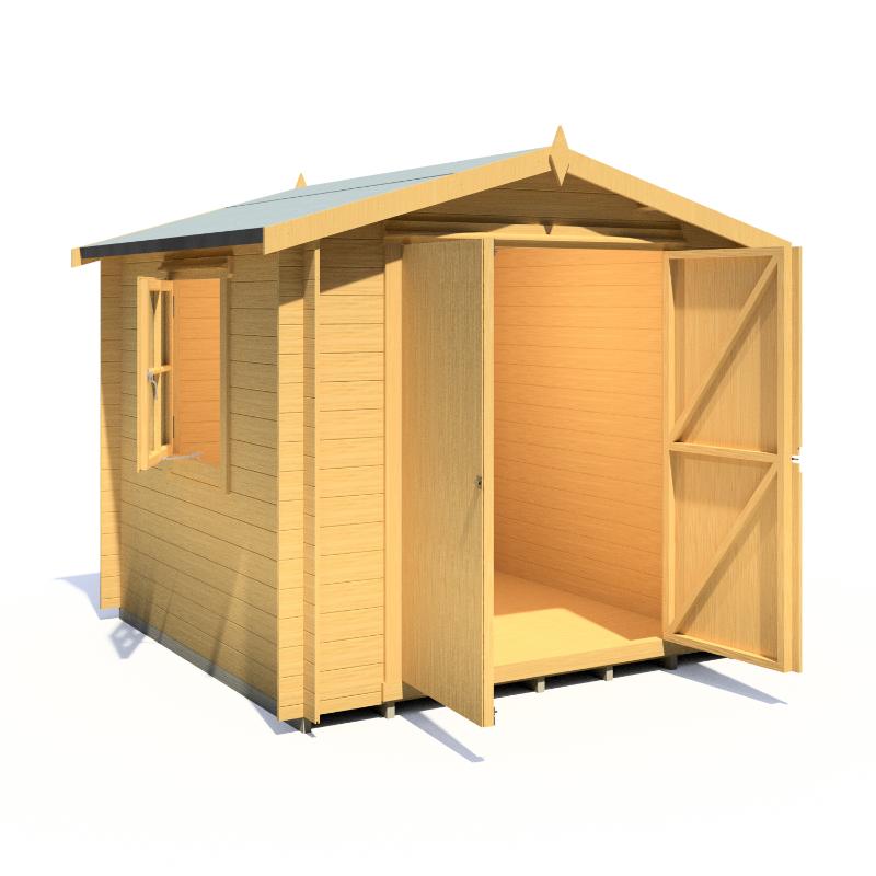 Shire Bradley 8x8 19mm Log cabin