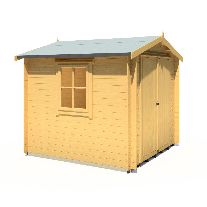 Shire Bradley 8x8 19mm Log cabin