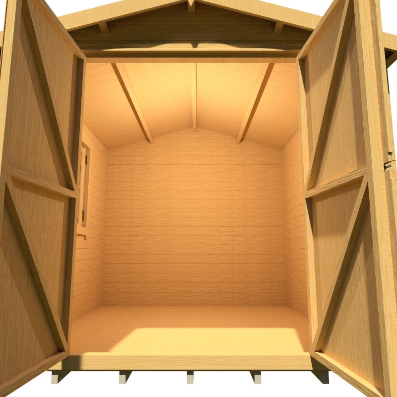 Shire Bradley 8x8 19mm Log cabin