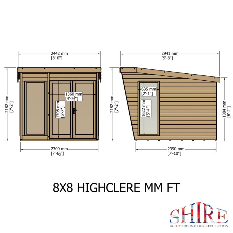 Highclere 8x8 Summerhouse