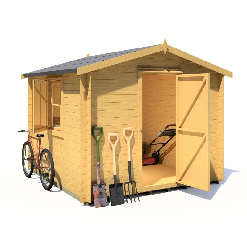 Shire Camelot 9x9 19mm Log cabin