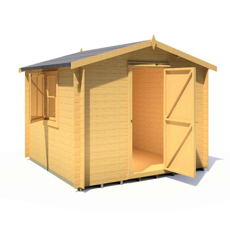 Shire Camelot 9x9 19mm Log cabin