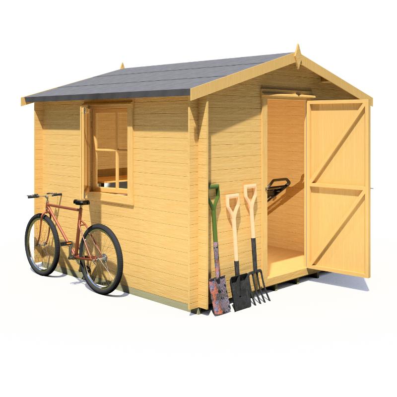 Shire Camelot 9x9 19mm Log cabin