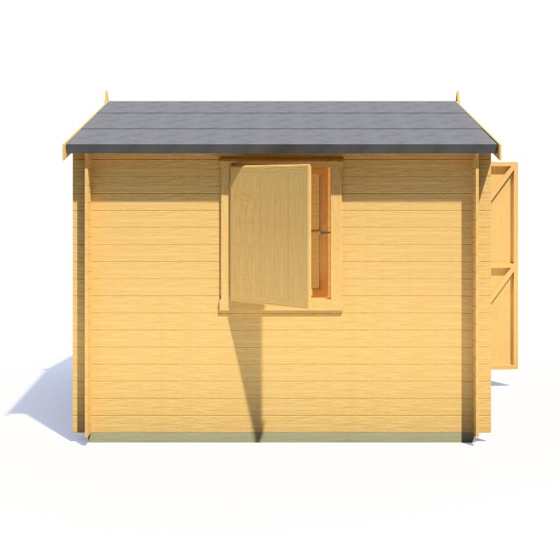 Shire Camelot 9x9 19mm Log cabin