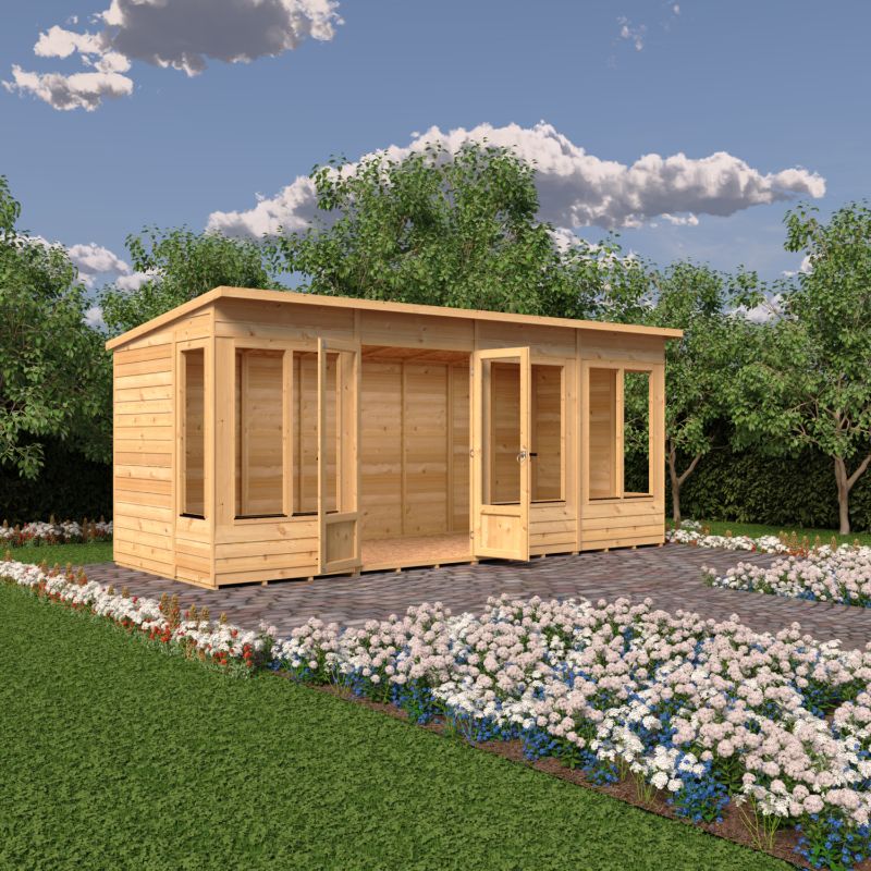 Shire Alora 16x6 Pent Summerhouse