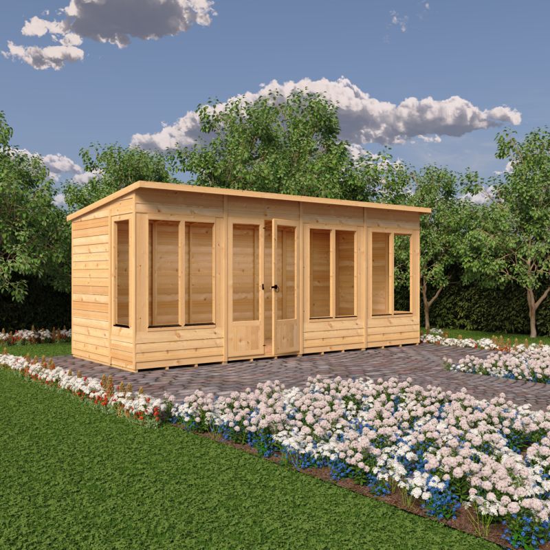 Shire Alora 16x6 Pent Summerhouse