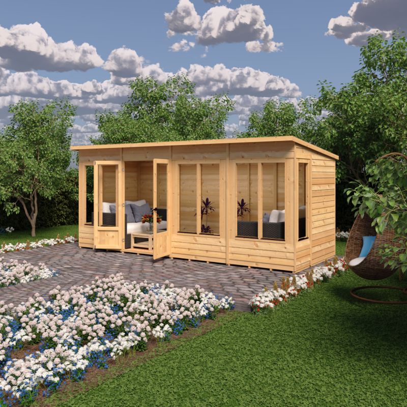 Shire Alora 16x6 Pent Summerhouse