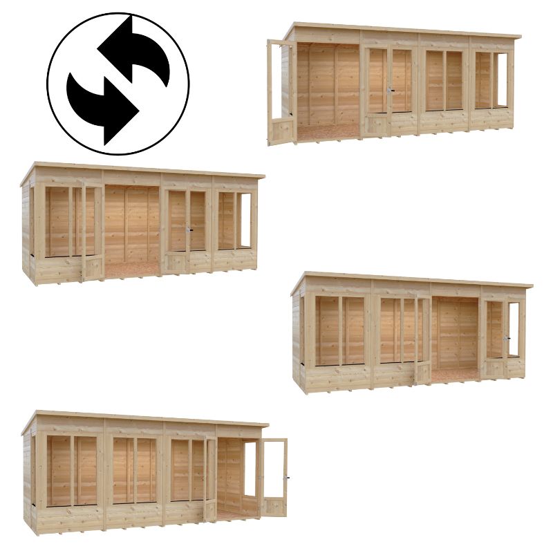 Shire Alora 16x6 Pent Summerhouse