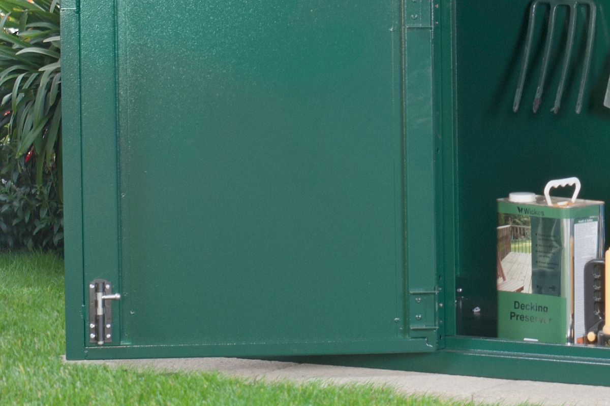 Asgard Annexe 6x3 Metal Garden Shed - Police Preferred Specification