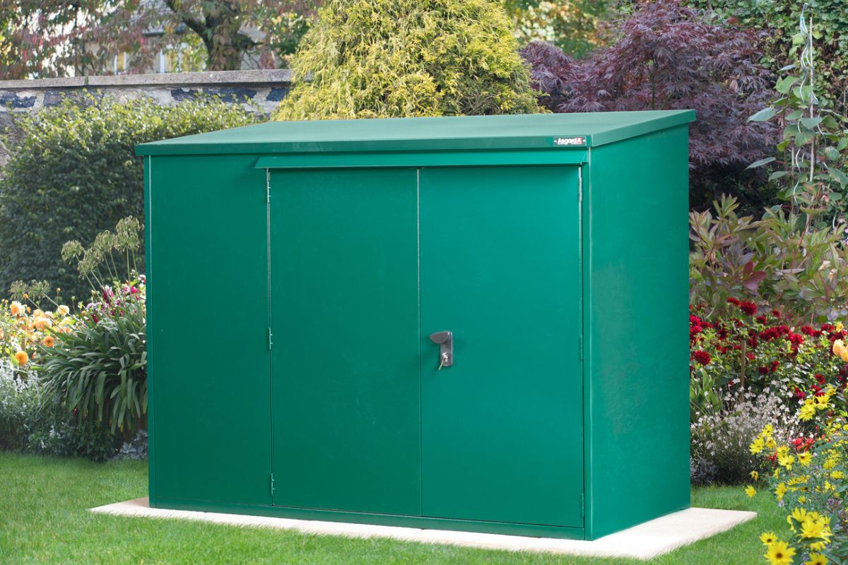 Asgard Annexe 6x3 Metal Garden Shed - Police Preferred Specification